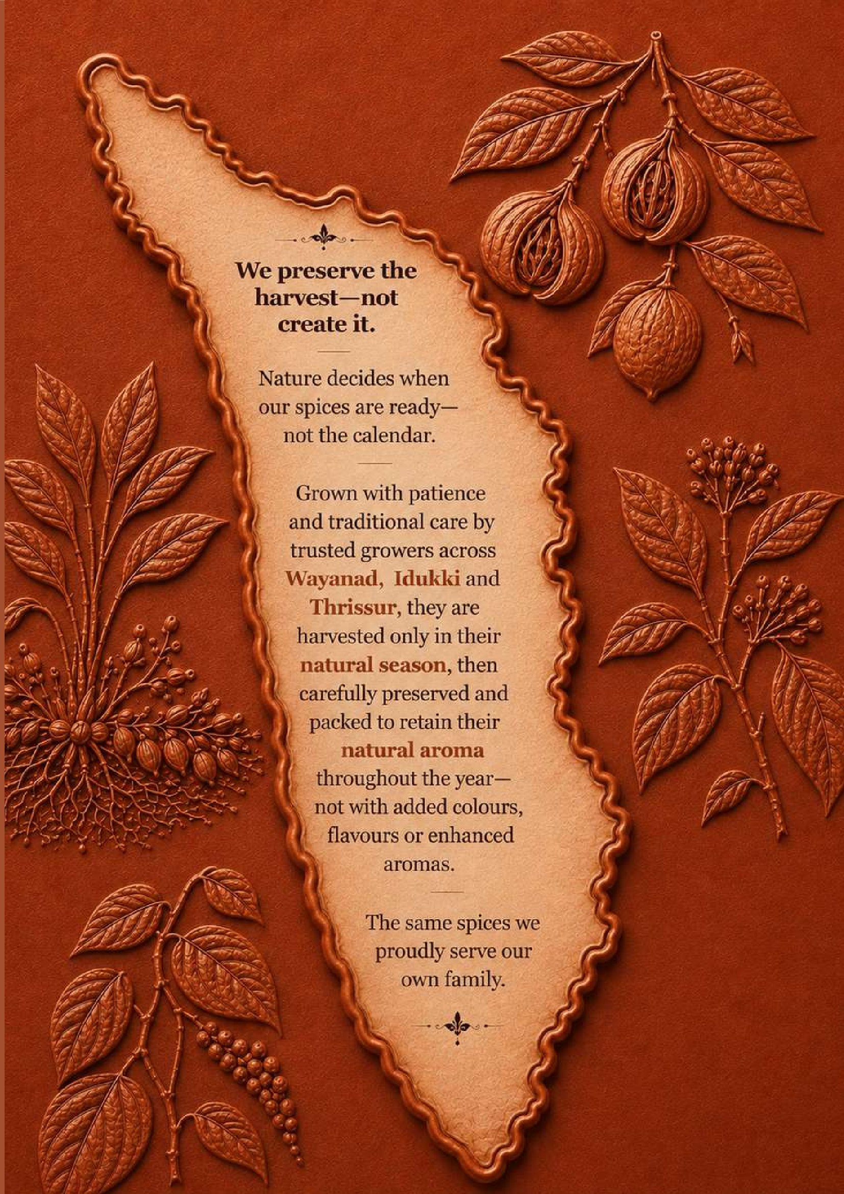 We Preserve The Harvest — Bottled Memories Kerala Map